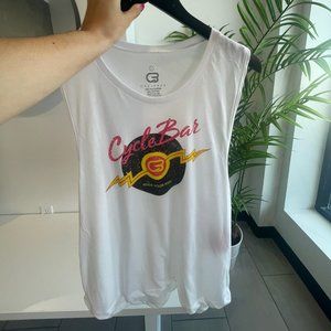 CycleBar Record Tank, NWT, Women's Activewear, Retro tank top, Rock Your Ride
